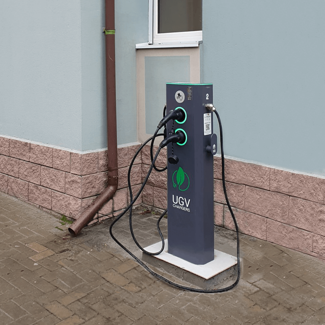 Two UGV Chargers 40 kW electric charging stations were installed (1)