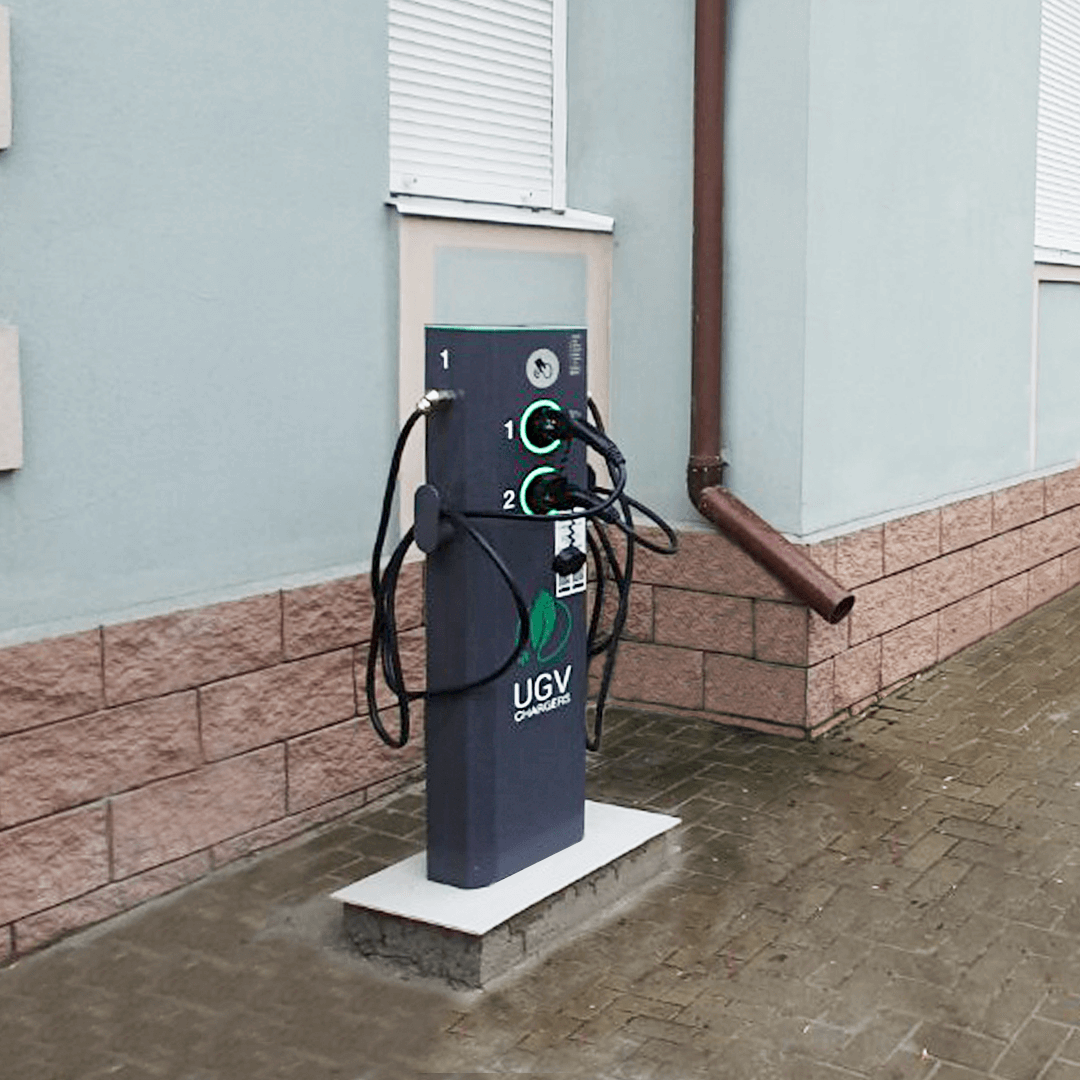 Two UGV Chargers 40 kW electric charging stations were installed (2)