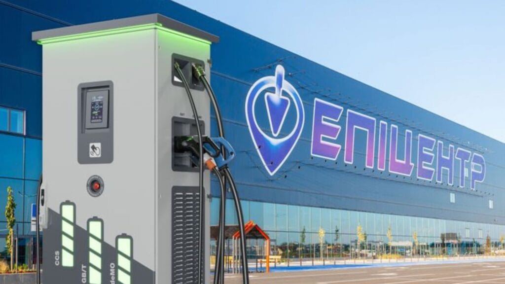UGV-Ladestationen im E1-Netz der Firma „Epicentr“