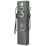 Electrozapravka-napolnaja-7+7kW-2 port-cablesType2_UGV Chargers